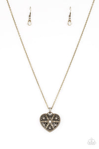 Casanova Charm - Brass - Necklace