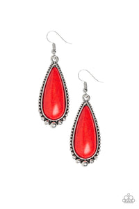 Desert Quench - Red - Earrings