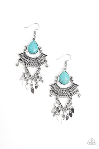 Vintage Vagabond - Blue - Earrings