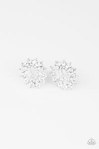 Brighten The Moment - White - Earrings