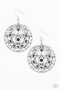 Choose To Sparkle - Black - Earrings
