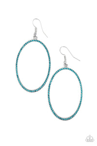Dazzle On Demand - Blue - Earrings