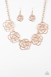 Budding Beauty - Rose Gold - Necklace