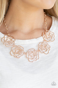 Budding Beauty - Rose Gold - Necklace