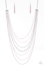 Load image into Gallery viewer, Radical Rainbows - Pink - Necklace - #1244
