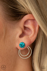 Word Gets Around - Blue - Earrings
