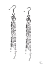 Load image into Gallery viewer, Center Stage Status - Black - Paparazzi Earrings
