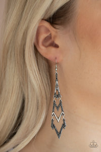 Electric Shimmer - Silver - Earrings