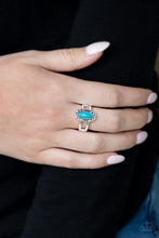 Load image into Gallery viewer, Zest Quest - Blue -Paparazzi  Ring - #1830
