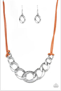 Naturally Nautical - Orange - Necklace