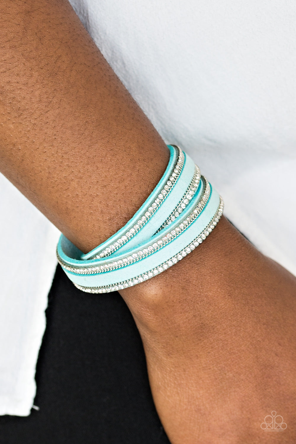 Going For Glam - Blue - Bracelet