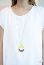 Load image into Gallery viewer, Sail Into The Sunset - Yellow - Necklace
