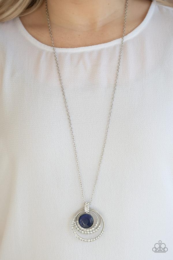 A Diamond A Day - Blue Paparazzi Necklace