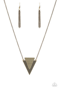 Ancient Arrow - Brass - Necklace