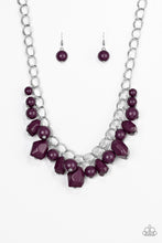 Load image into Gallery viewer, Gorgeously Globetrotter - Purple - Necklace
