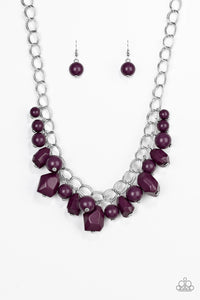 Gorgeously Globetrotter - Purple - Necklace