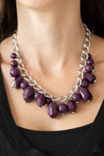 Load image into Gallery viewer, Gorgeously Globetrotter - Purple - Necklace
