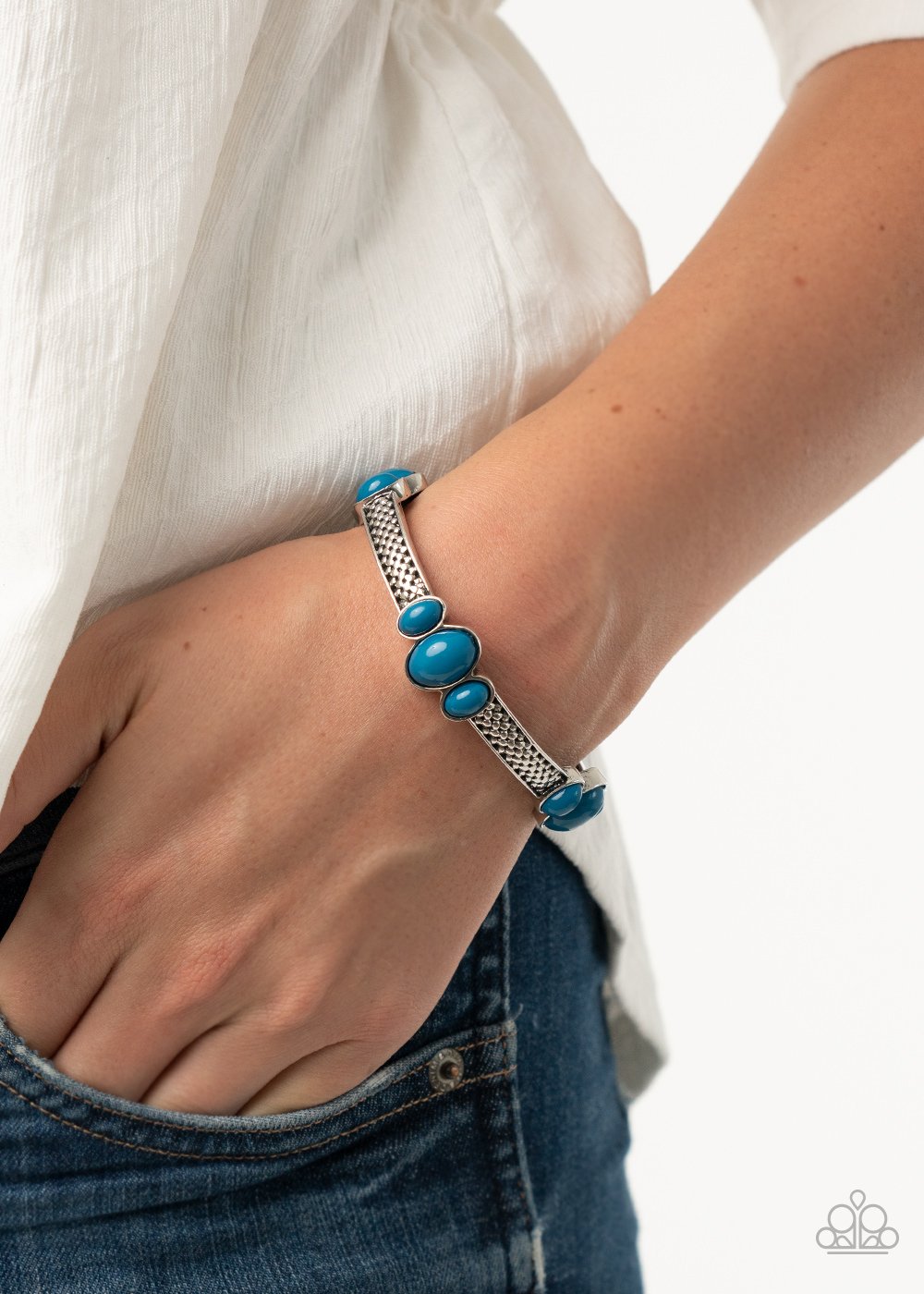 Instant Zen - Blue Paparazzi Bracelet