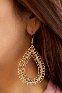 Mechanical Marvel - Gold - Earrings