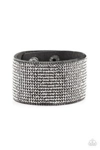 Glitter Gossip - Black - Bracelet