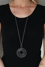 Load image into Gallery viewer, Running Circles In My Mind - Silver - Necklace
