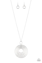 Load image into Gallery viewer, Running Circles In My Mind - Silver - Necklace
