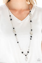 Load image into Gallery viewer, Serenely Springtime - Black - Paparazzi Necklace - #0735
