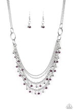 Load image into Gallery viewer, Financially Fabulous - Purple Paparazzi Necklace
