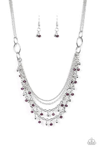 Financially Fabulous - Purple Paparazzi Necklace